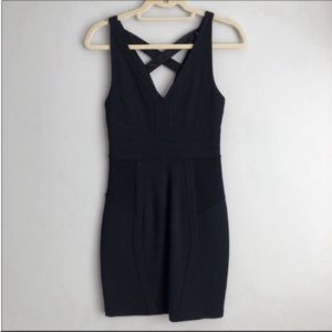 NWT express sexy little black body con dress